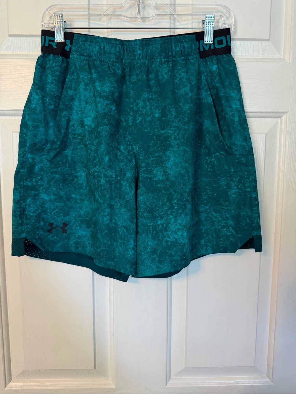 Under Armour Teal Marbled Performance Shorts